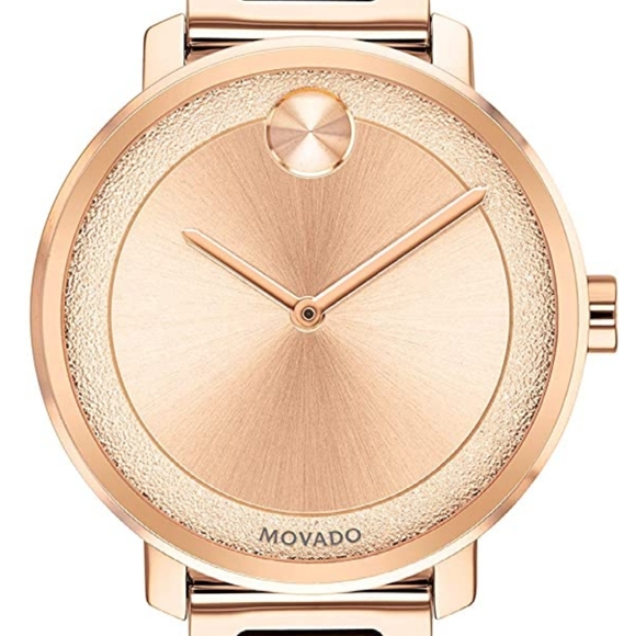 Movado Bold Rose Gold Sugar Dial Woman's Watch - Picture 7 of 10